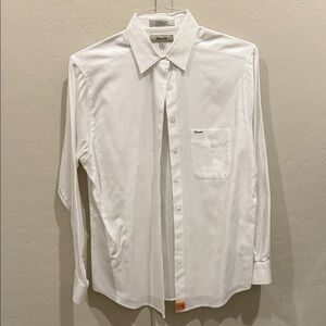 Women’s Faconnable White Button Down sz S